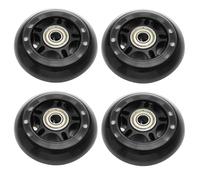YINETTECH Juego de 4 Ruedas PU con Rodamientos 608ZZ Kit Rueda Delantera Antivuelco 72x24 Mm para Scooters Skateboards Drift Cars