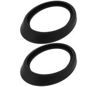YINETTECH Junta de Base de Antena de Techo de Coche 2 Unidades 31 X 46 Mm Compatible con VW Golf MK4 Y Compatible con Mitsubishi.