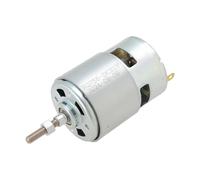 YINETTECH Motor cepillado 755 755 DC Motor DC 21V Motor cepillado Motor de par grande con eje largo para motor cortador de césped de 21V