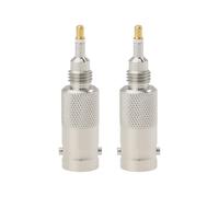 YINETTECH Pack de 2 Adaptadores de Antena bnc Pin Chapado en Oro Compatible con Motorola GP340 GP360 GP350 GP344 Radios