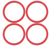 YINETTECH Pack de 4 Espaciadores de Caja de Pedalier 2,5 mm Aluminio Rojo Compatible con Shimano Compatible con SRAM 2,5 mm Aluminio Rojo