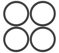 YINETTECH Pack de 4 Espaciadores de Pedalier Aluminio Negro 2,5 mm Aluminio Negro 2,5 mm Espaciadores Compatible con SRAM para Pedalieres de Copa Externa 24 mm