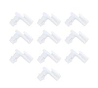 YINETTECH Paquete de 10 Clips para Varilla de Cierre de Puerta de Coche con Gancho Plástico 6x7x10 mm