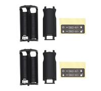 YINETTECH Paquete de 2 Cubiertas de Alojamiento de Batería para Micrófono Compatible con Shure SLX2 y Compatible con Shure PGX2 para Transmisores de Mano