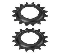 YINETTECH Paquete de 2 piñones traseros 16T 1/2 x 3/32 compatibles con Shimano Nexus, compatible con Sturmey-Archer