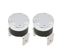 YINETTECH Paquete de 2 termostatos de alto límite para lavavajillas KSD301 85°C 250V 10A 661566 compatible con Whirlpool compatible con Kenmore