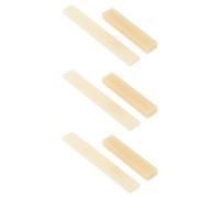 YINETTECH Paquete de 3 Cejuelas de Hueso de Vaca Sin Blanquear para Guitarra Eléctrica Bajo Y Ukelele (52 X 10 X 6 Mm Y 80 X 3 X 10 Mm)