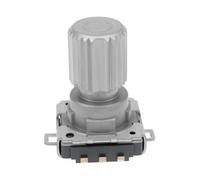 YINETTECH Perilla de Control de Volumen de Radio de Repuesto Compatible con Audi A6 C7 2011-2018 para Consola Central en abs Aluminio