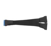 YINETTECH USB 3,0 Câble d'extension de Séparateur d'en-tête 19/20 Broches 1 à 2 y en Forme de Hub Adaptateur Interne Pour Carte Mère Bricolage 15cm