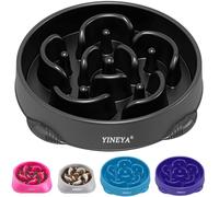 YINEYA Cuencos de alimentación Lenta para Perros de Raza Grande, Suministros antiasfixia para Mascotas, Cuenco de Comida para Perros Laberinto, comedero de Rompecabezas Que ralentiza la alimentación