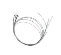 Yinfente 1 juego de cuerdas de viola 4/4 de acero inoxidable F C G D A con bobinas de níquel cromado