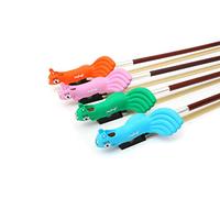 Yinfente 1 soporte para arco de violín, soporte para violín/viola, ayuda a la enseñanza, agarre para arco de violín, corrector para principiantes, alisador de arco, protege suavemente los dedos