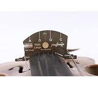 Yinfente 4/4 Violín Puente Reparación Herramienta de Referencia Diapasón Raspador Hacer Plantilla Herramienta Negro Violín Hacer Herramientas Violonchelo Herramientas (violín)