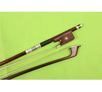 Yinfente Arco de violonchelo 4/4 de madera de serpiente, ojo de París, tamaño completo, bien equilibrado, piezas de violonchelo (plateado)