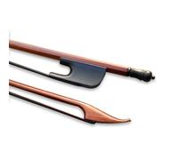 Yinfente Arco para violín 4/4, tamaño completo, madera de Brasil, estilo barroco, arco negro natural, pelo de caballo, equilibrio