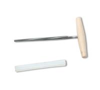 Yinfente Herramientas de reparación de instrumentos 4/4 para violín, escariador de agujeros de acero de alta velocidad (herramienta para violín)