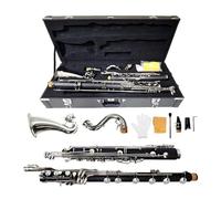 Yinfente Nuevo Clarinete Bajo Modelo Almohadillas Y Caso Bajo C Buen Tono Sonido Profesional #BC2