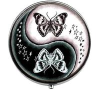 Ying and Yang - Pastillero de cristal con foto para caramelos, joyería Art Nouveau, hermosos regalos