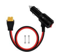 YINGAYOU Cable Mechero XT60 con Interruptor 14AWG 20A Cable XT60 Cargador Mechero Coche 12V 24V con LED y Fusible para Coches, Motos y Barcos (1 m)