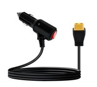 YINGAYOU Cable XT60 Mechero con Interruptor 16AWG 15A XT 60 Cargador de Coche Mechero 12V 24V con LED y Fusible para Coches, Motos y Barcos (3 m)