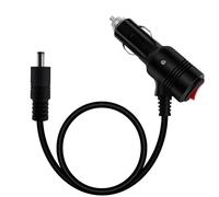 YINGAYOU Cargador Coche Cable de Alimentación DC 5,5 x 2,1mm Cavo di Alimentazione per Accendisigari con LED y Cubierta Impermeable Adecuado para Coches, Motos y Barcos (2 m)
