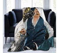 YINGD Aaron Actor Taylor-Johnson - Manta de franela de forro polar, suave y cómoda, cálida manta de aire acondicionado para sofá, cama, oficina, rodillera, cama, coche, campamento, playa, 80 x 60