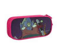 YINGD Ahh Real Monsters - Estuche para lápices The Vampire Diaries Ian Somerhalder serie Tv para estudiantes, gran almacenamiento, estuches de oficina, Pink, 21x10.5x5cm, Organizador de bolsas