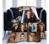 YINGD Anakin Role Skywalker - Manta de franela ultra suave y ligera, manta de aire acondicionado cálido para sofá, cama, 50 x 40 pulgadas