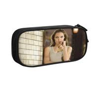 YINGD Angelina Jolie - Estuche para escritores y periodistas, 5 trabillas para bolígrafo + funda para bloc de notas (poliéster duradero), multicolor, Estilo europeo y americano, retro, moderno