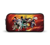 YINGD Anime My Hero Academia - Estuche de gran capacidad, material escolar para estudiantes, suministros de oficina, multicolor, Estilo europeo y americano, retro, moderno