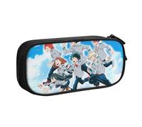 YINGD Boku No Hero Academia - Estuche para lápices de gran capacidad, doble capa, organizador de artículos de oficina, estuche para niños y adultos, multicolor, Estilo europeo y americano, retro