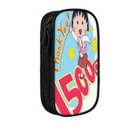 YINGD Chibi Maruko-chan - Estuche con asa acolchada, bolsa de tela Oxford fácil de transportar para escuela, oficina, clases de arte