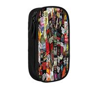 YINGD Collection Stephen King - Estuche multiusos para lápices, bonito estuche para juegos, organizador para oficina en casa, multicolor, Estilo europeo y americano, retro, moderno