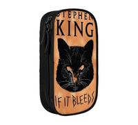 YINGD Collection Stephen King - Estuche multiusos para lápices, bonito estuche para juegos, organizador para oficina en casa, multicolor, Estilo europeo y americano, retro, moderno