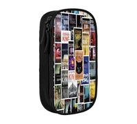 YINGD Collection Stephen King - Estuche multiusos para lápices, bonito estuche para juegos, organizador para oficina en casa, multicolor, Estilo europeo y americano, retro, moderno