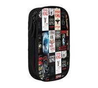 YINGD Collection Stephen King - Estuche multiusos para lápices, bonito estuche para juegos, organizador para oficina en casa, multicolor, Estilo europeo y americano, retro, moderno