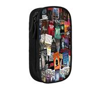 YINGD Collection Stephen King - Estuche multiusos para lápices, bonito estuche para juegos, organizador para oficina en casa, multicolor, Estilo europeo y americano, retro, moderno