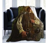 YINGD Cómoda manta de microforro polar ultrasuave, manta de forro polar Jamie Fraser para sofá, cama, viajes, 200 cm x 150 cm