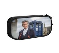 YINGD Doctor Who The Animated Series - Estuche con 3 separadores de malla, bolsa portátil con cremallera para artículos de papelería, joyas, auriculares (poliéster)