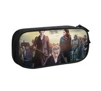 YINGD Doctor Who The Animated Series - Estuche para brochas de cosméticos, tela Oxford con interior acolchado para proteger herramientas delicadas, multicolor, Estilo europeo y americano, retro