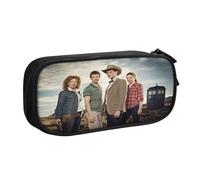 YINGD Doctor Who The Animated Series - Estuche para estudiantes universitarios, diseño de cremallera multicapa, se adapta a cuadernos, bolígrafos, calculadoras