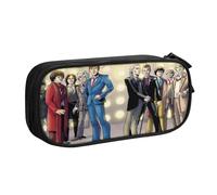 YINGD Doctor Who The Animated Series - Estuche para profesores y estudiantes, doble cremallera + 3 bolsillos de malla, diseño fácil de lavar a mano