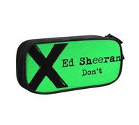 YINGD Ed Sheeran - Estuche con 3 separadores de malla, bolsa portátil con cremallera para artículos de papelería, joyas, auriculares (poliéster), multicolor, Estilo europeo y americano, retro, moderno