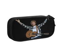 YINGD Ed Sheeran - Estuche para estudiantes universitarios, diseño de cremallera multicapa, se adapta a cuadernos, bolígrafos, calculadoras, multicolor, Estilo europeo y americano, retro, moderno