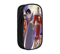 YINGD Estuche para lápices Captain Planet and The Planeteers con mosquetón - Bolsa de tela Oxford acoplable para mochilas, cinturones, equipaje
