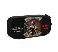 YINGD Estuche para lápices de Five Finger Death Punch para escritores y periodistas, 5 trabillas para bolígrafo + funda para bloc de notas (poliéster duradero), multicolor, Estilo europeo y americano