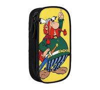 YINGD Estuche para lápices de natación con temática de mandíbulas para estudiantes, bolsa grande para oficinas, multicolor, Estilo europeo y americano, retro, moderno