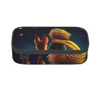 YINGD Estuche para lápices, diseño de anime de El Principito, gran capacidad, para estudiantes, bonito y simple, unisex rr5t96, Black, 21x10.5x5cm, Organizador de bolsas