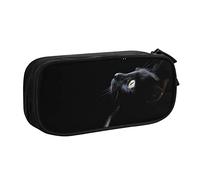YINGD Estuche para lápices Life is Full of Mystery de gran capacidad, 2 compartimentos, bolsa de almacenamiento para lápices, para adolescentes, estudiantes y adultos, color, 21.00cm*10.5cm*5.00cm,
