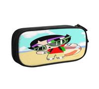 YINGD Foster's Home for Imaginary Friends - Estuche con cierre de cremallera suave, poliéster antiarañazos para escuela, oficina, viajes de camping, multicolor, Estilo europeo y americano, retro